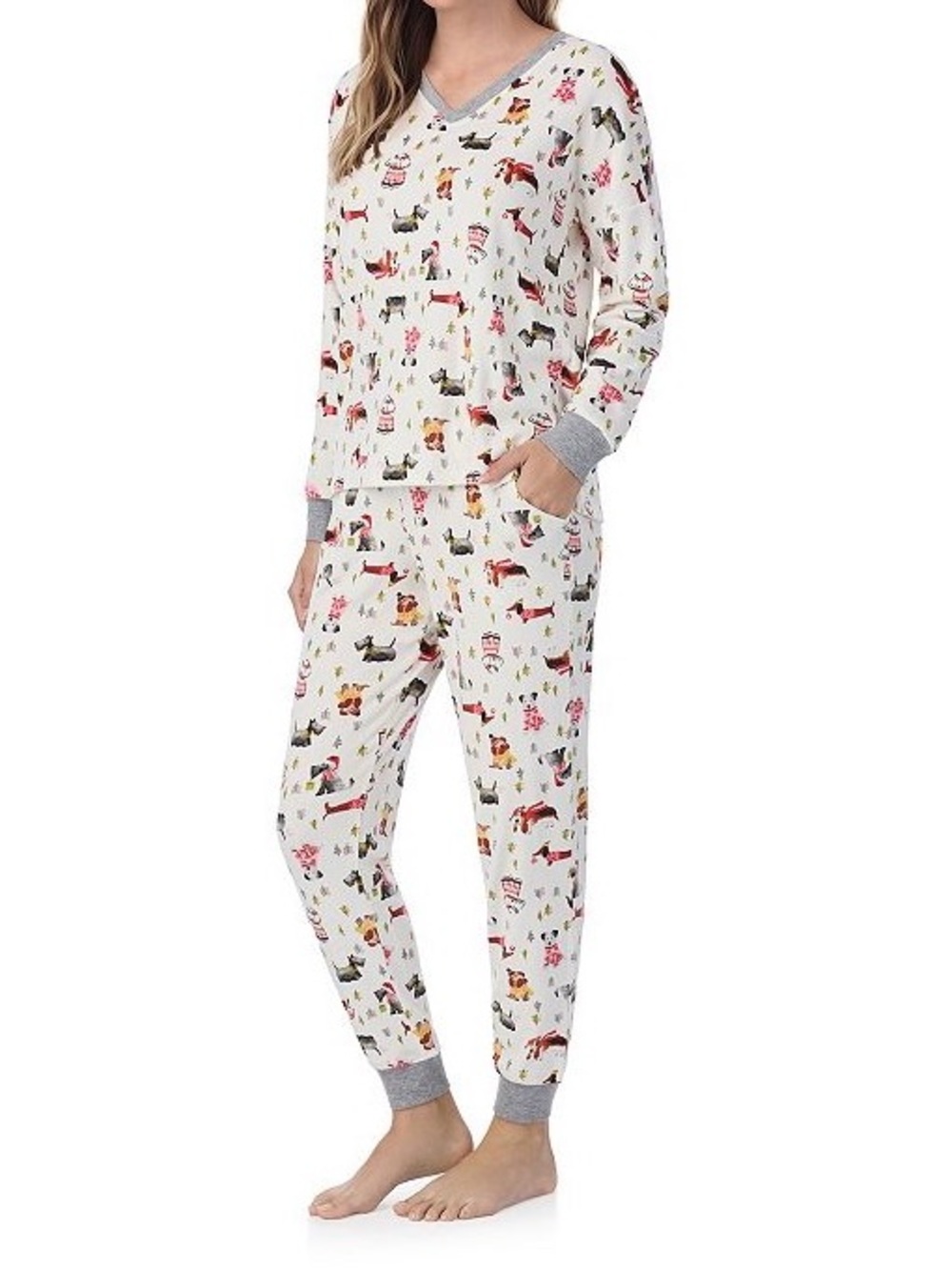 Cuddles Duds Velour Fleece Pajamas Large Winter Dogs